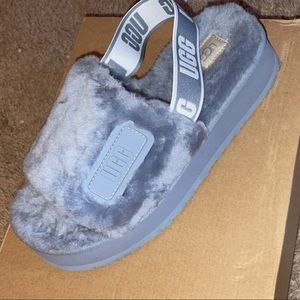 Furry Ugg sandals